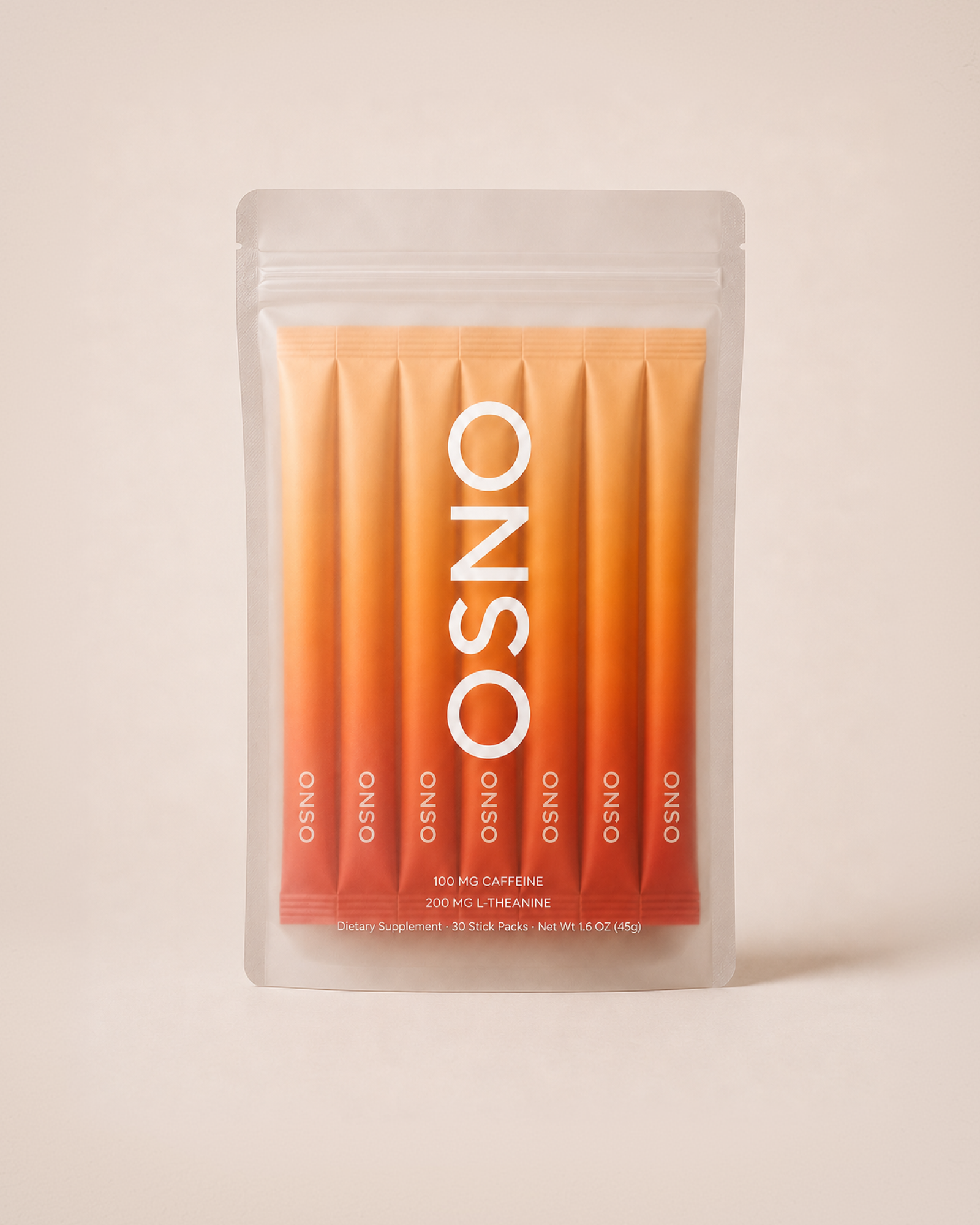 The Refill pouch with thirty ONSO stick packs